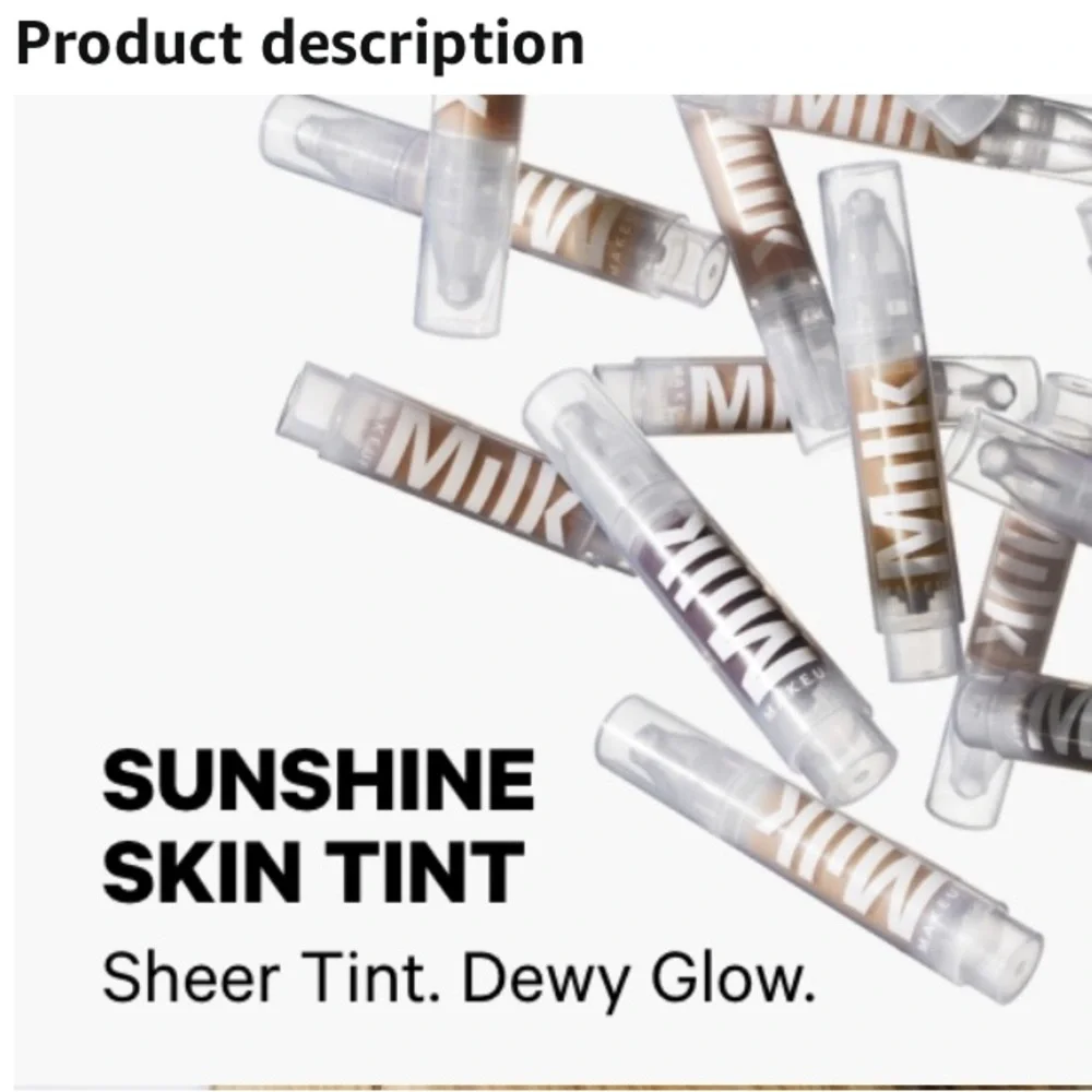 💎 MILK MAKEUP SUNSHINE SKIN TINT CLEAN in Shade Mocha New
